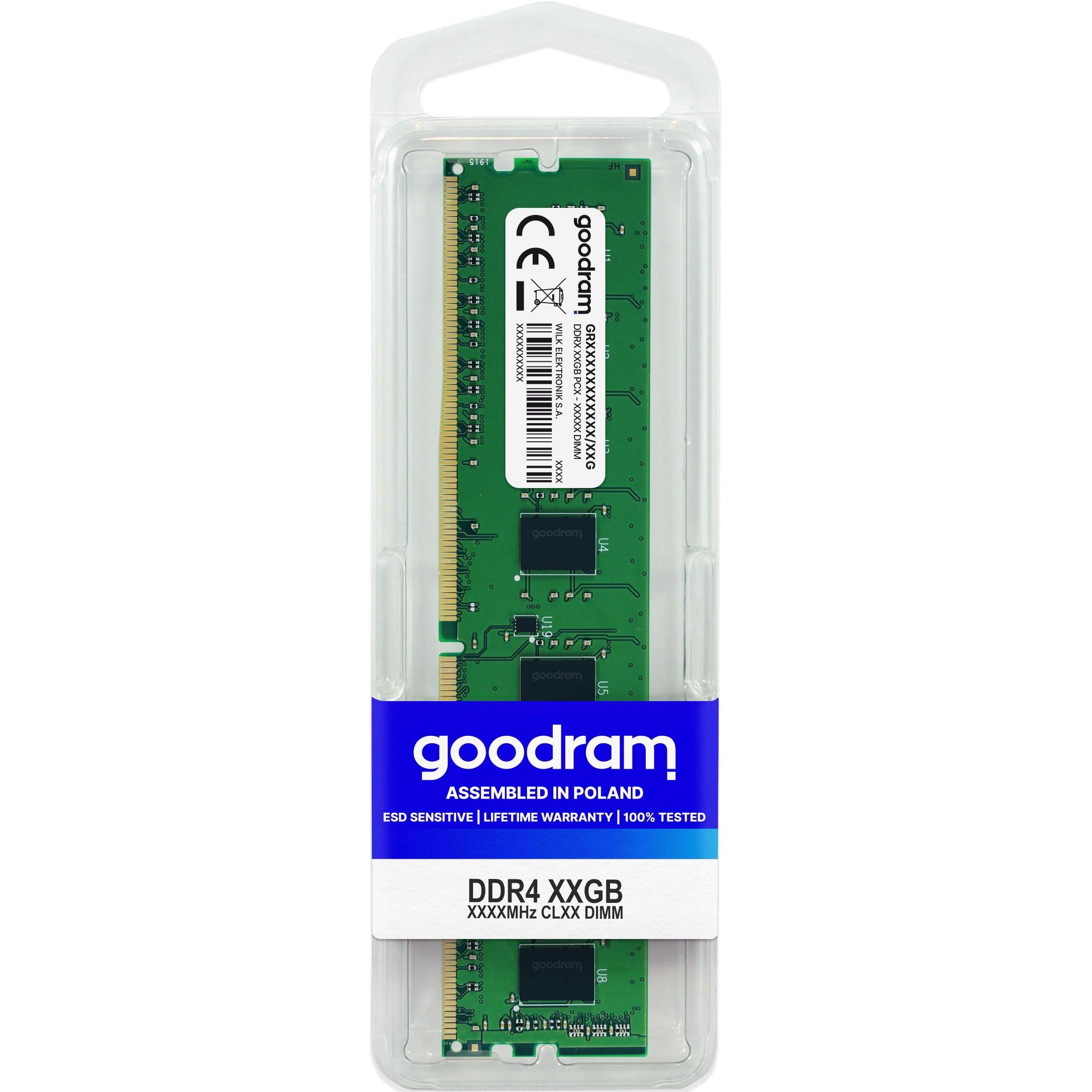 Goodram 16gb ddr4 ecc 2666mhz w-mem2666e4d816g