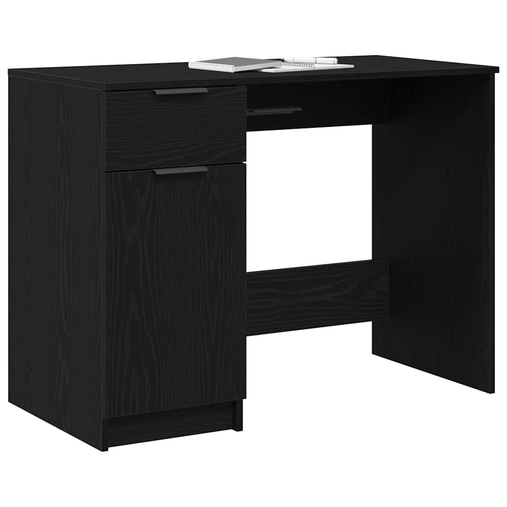 vidaXL Escritorio de madera contrachapada 100x50x75 cm
