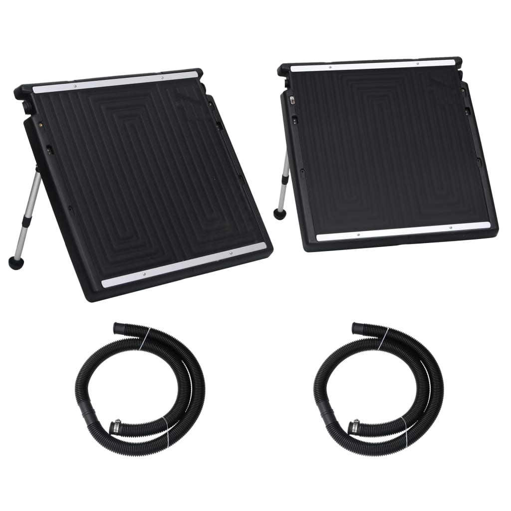 vidaXL Panel Calefactor Solar Doble de Piscina Sistema de Calefacción Filtración Cantidad 1 unidad, 2 unidades
