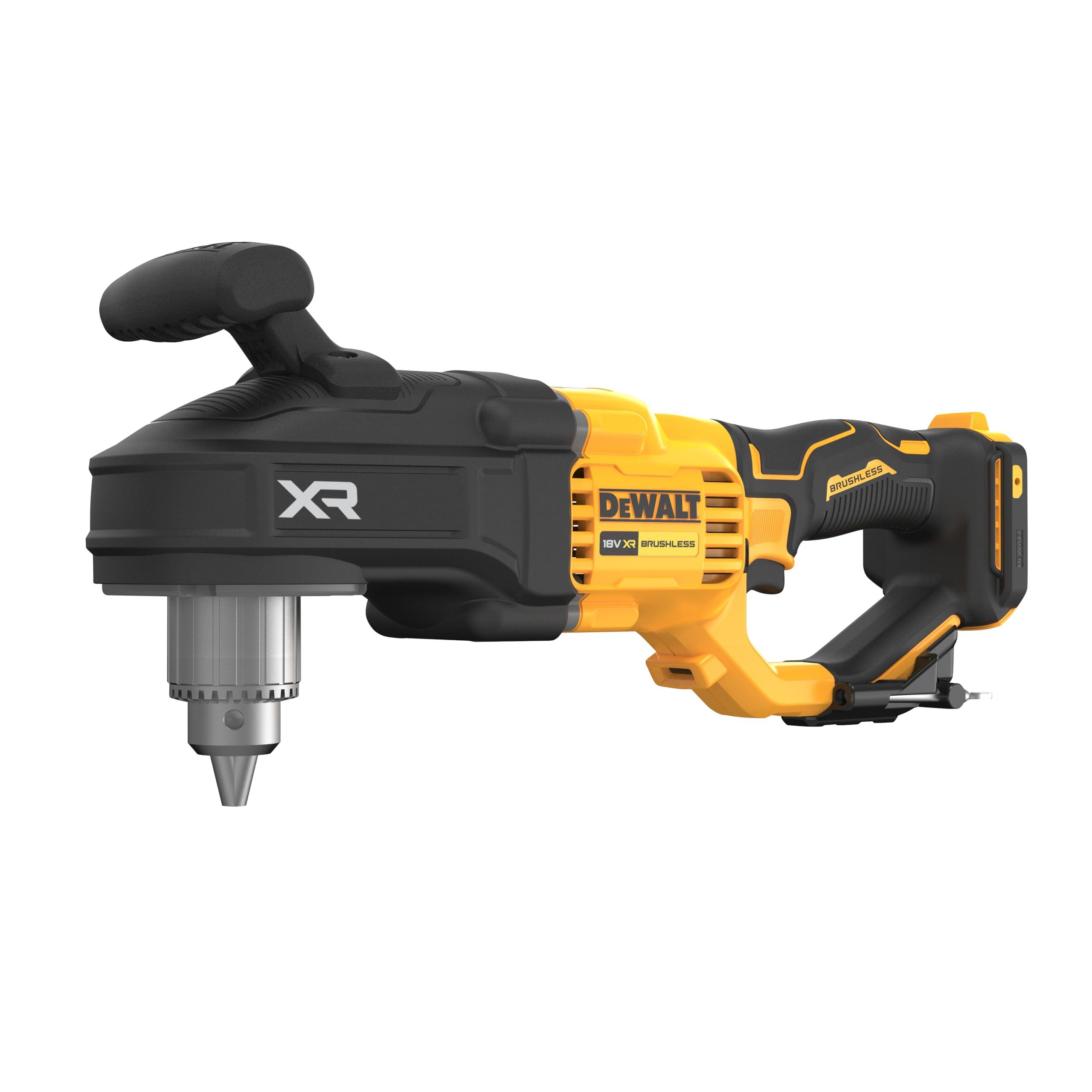 DEWALT DCD444 - Taladro angular inalámbrico XR sin pilas (18 V, sin baterías)