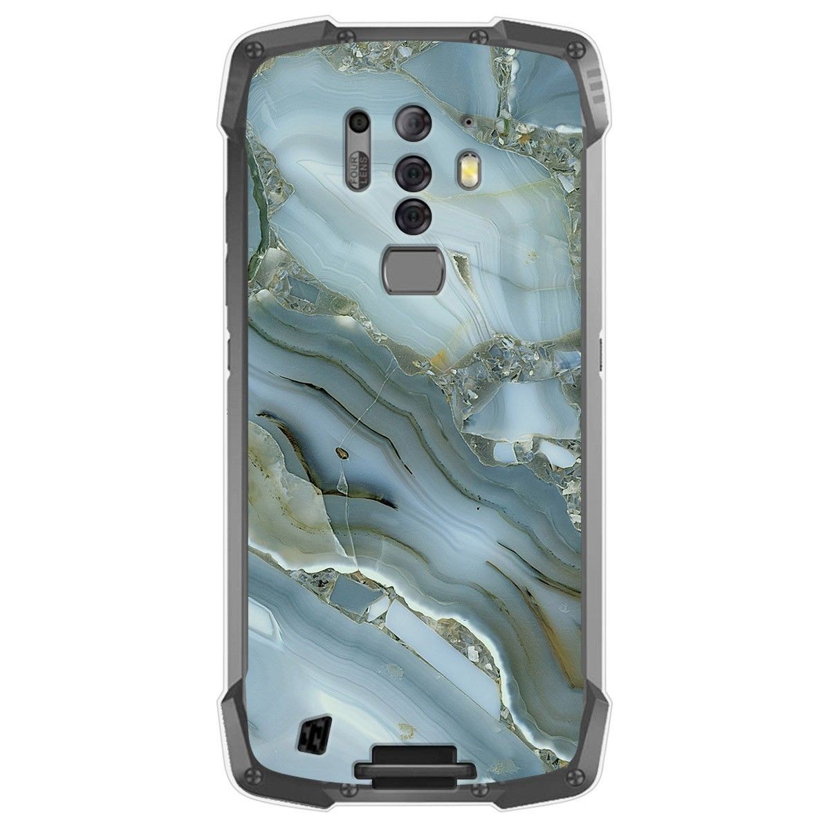 Tumundosmartphone Funda Gel Tpu para Blackview BV6900 / BV6900 Pro diseño Mármol 09 Dibujos