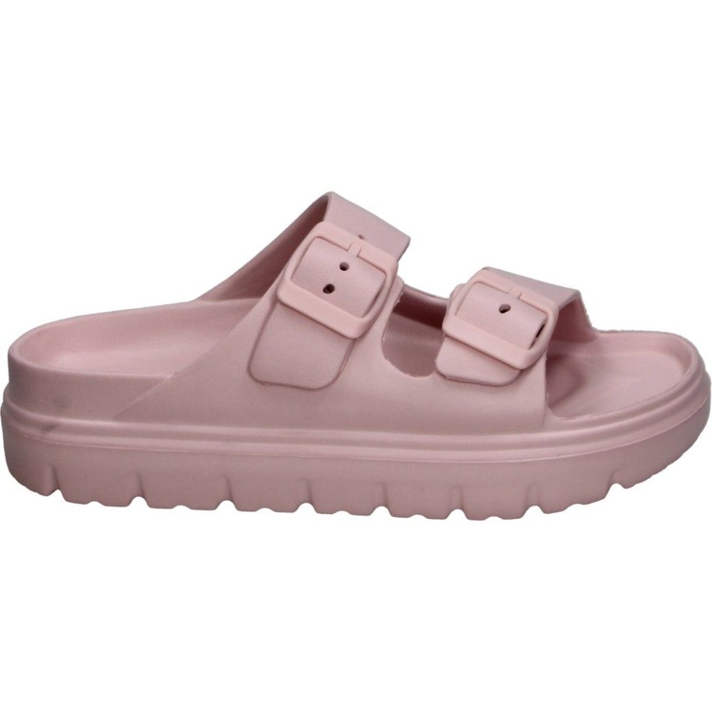 XTI KIDS | Chancletas XTI KIDS para Niña – Piscinas en Color Rosa Nude – Chanclas para el Agua sin Cierre – Ajuste de Hebilla – Chanclas con Plataforma – Para Verano – Piscina – Mar – Cómodas – Modelo 153069