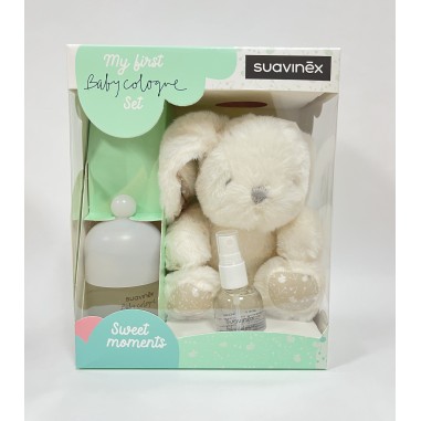 Suavinex Pack Cuidado Bebé: Colonia 100 ml + 50 ml y Peluche de Conejo Incluido