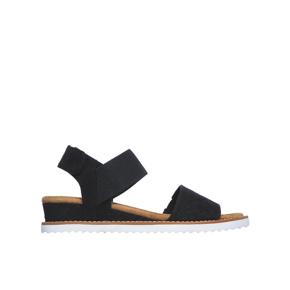 Sandalias Skechers Mujer Bobs Desert Kiss Negro