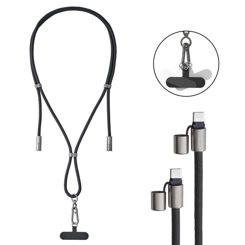 Intenso - 7991000 cable USB 1,65 m USB C Negro 7991000