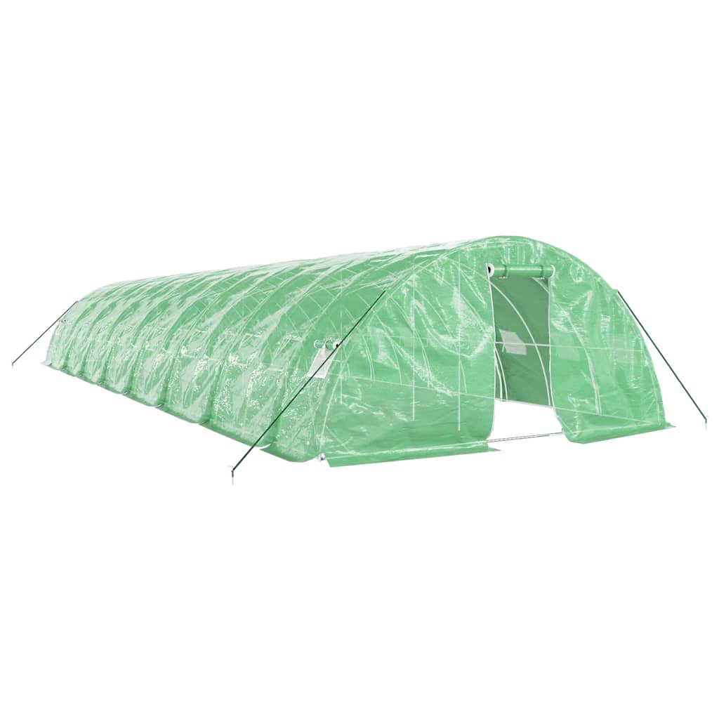 vidaXL Invernadero con estructura de acero verde Multitalles