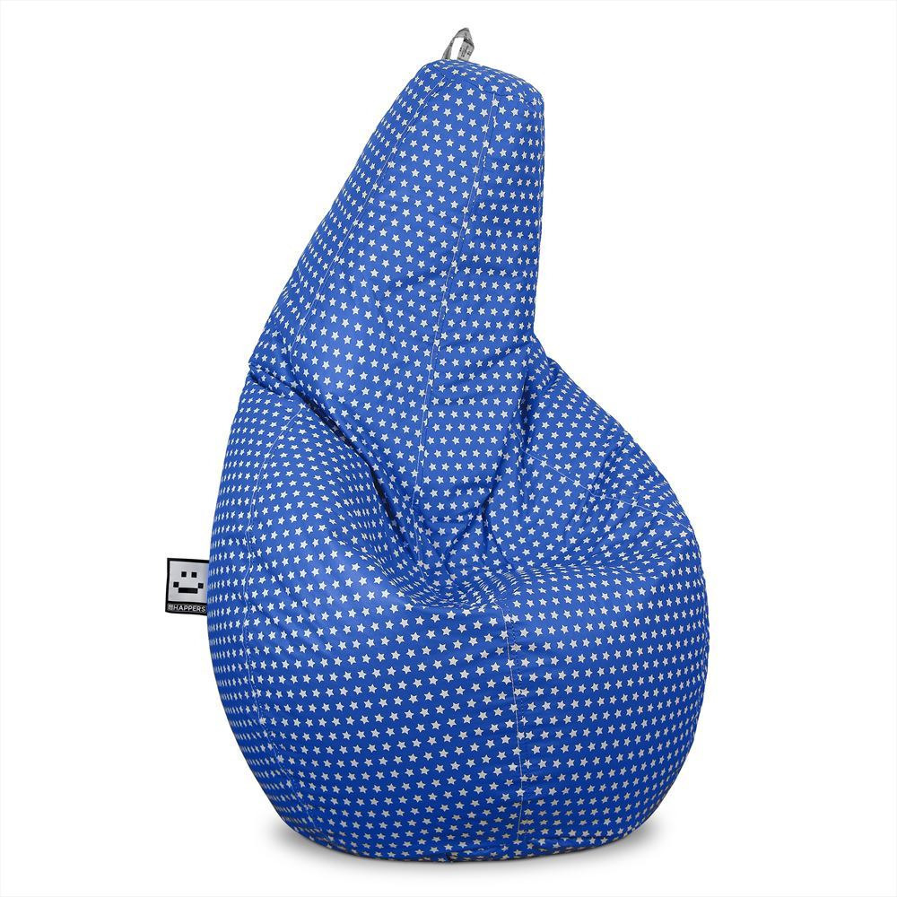 Puff Pera Estampado Stars Azul HAPPERS - Cómodo, ligero y resistente. Make it Happers®