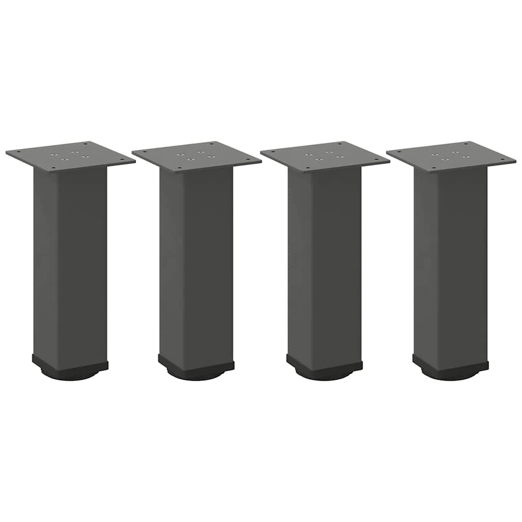 vidaXL Patas para mesa de centro (4 unidades) 30-32 cm, acero