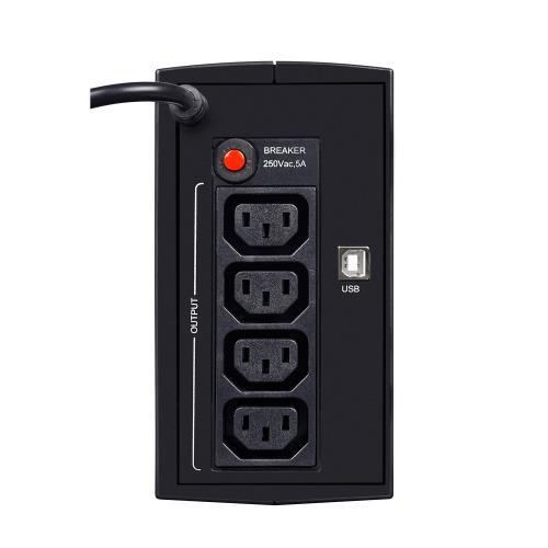 Ever DUO 550 AVR USB Uninterruptible Power Supply (UPS) Line Interactive 0.55kVA 330 W 4 AC Outlets