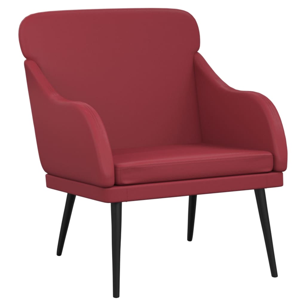 vidaXL Sillón Silla de Descanso Relax Asiento Mueble de Salón Cuero Sintético