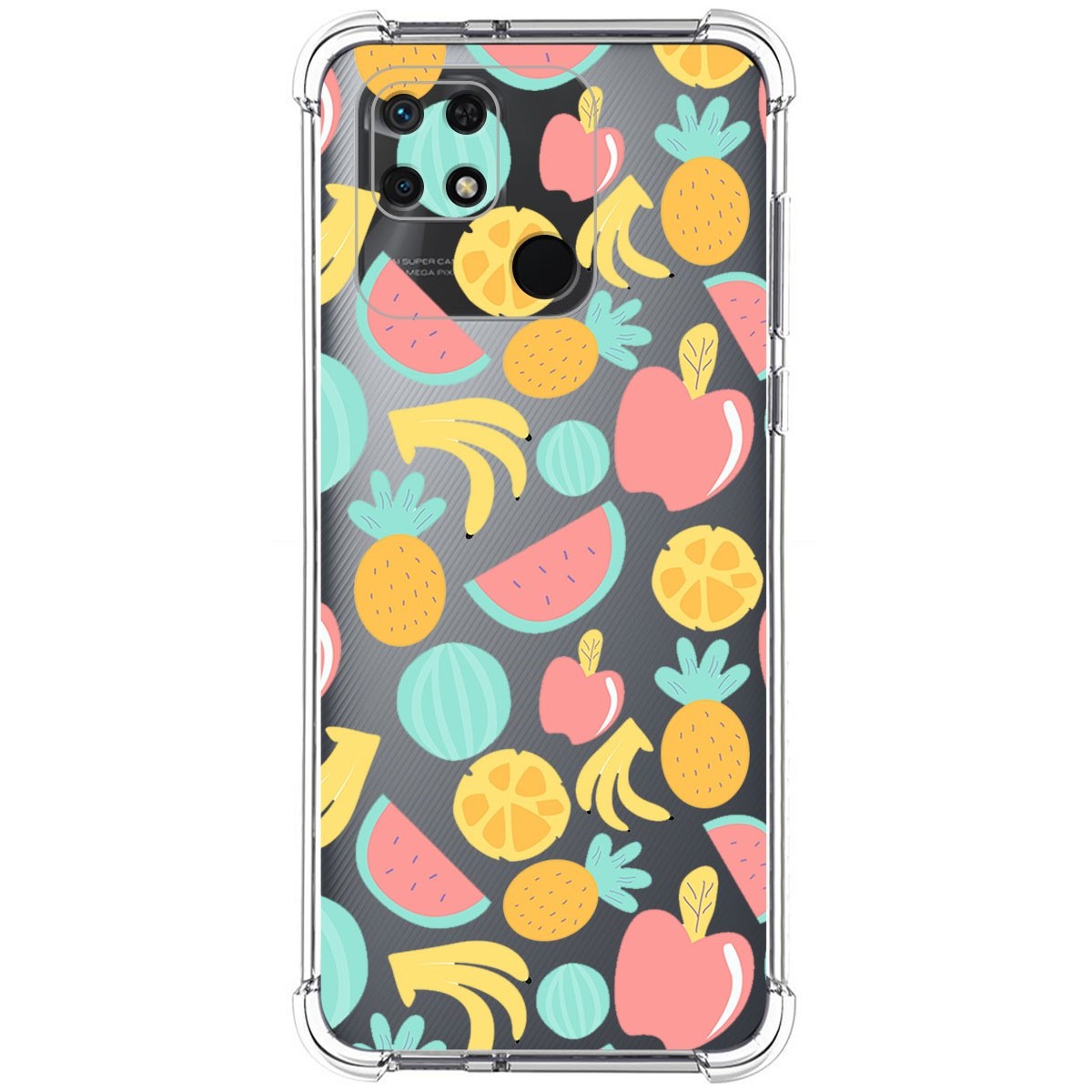 Funda Silicona Antigolpes para Xiaomi Redmi 10C diseño Frutas 02 Dibujos