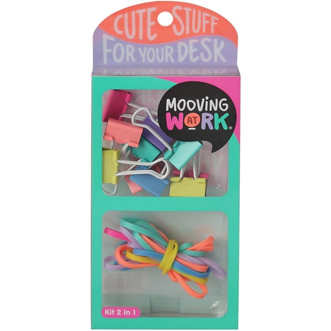 MOOVING KIT VERDE 2 EN 1 PINZAS Y GOMAS MAW MANIA