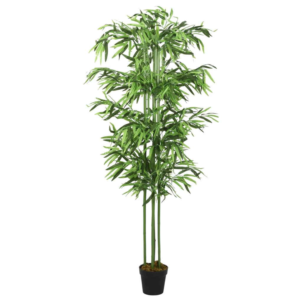 vidaXL Árbol de Bambú Artificial con Hojas Planta Decoración Verde Dimensiones 14 x 80 cm (240 hojas),  16 x 120 cm (384 hojas),  16 x 150 cm (576 hojas) y mas