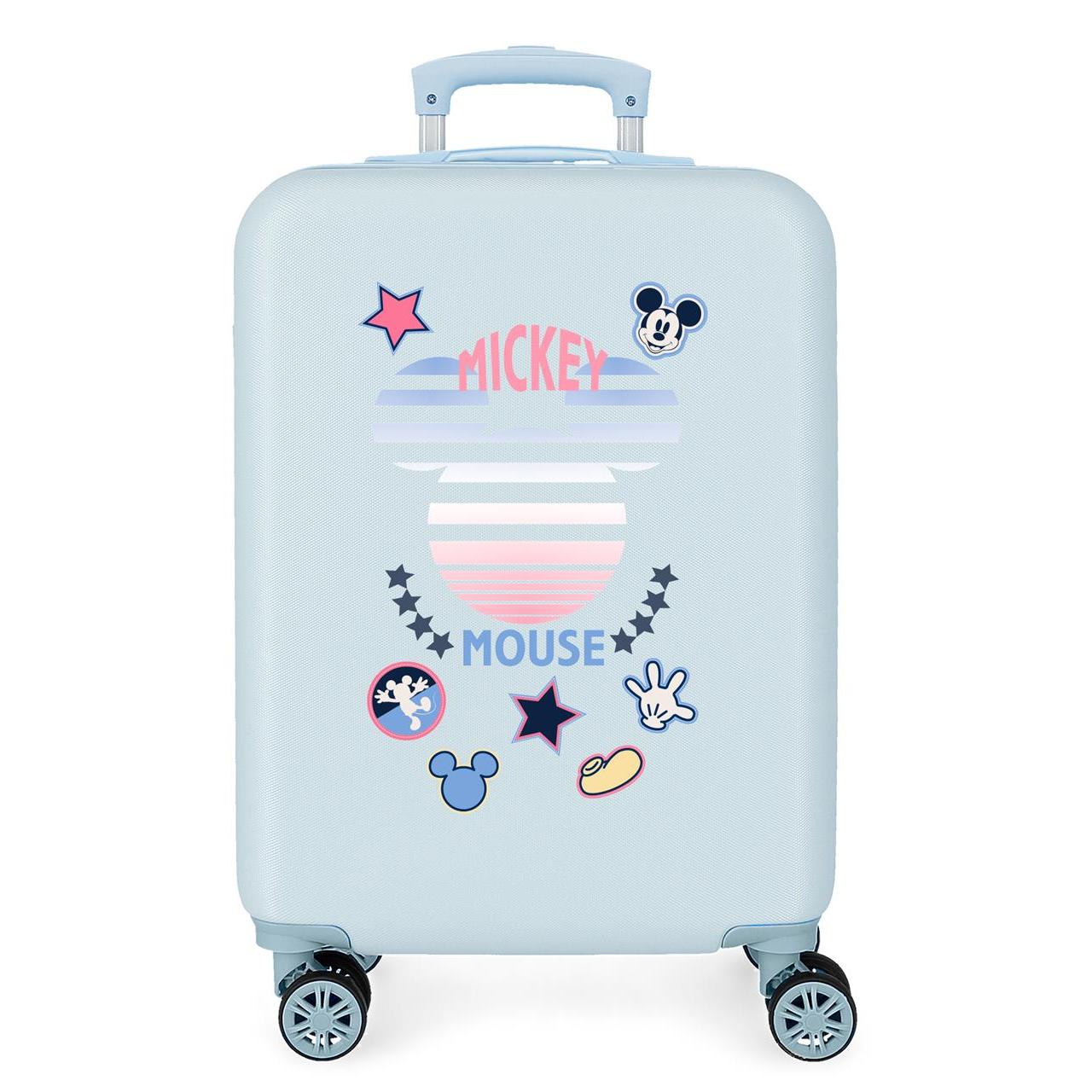 Maleta de cabina Disney Mickey Denim 55x38x20cm