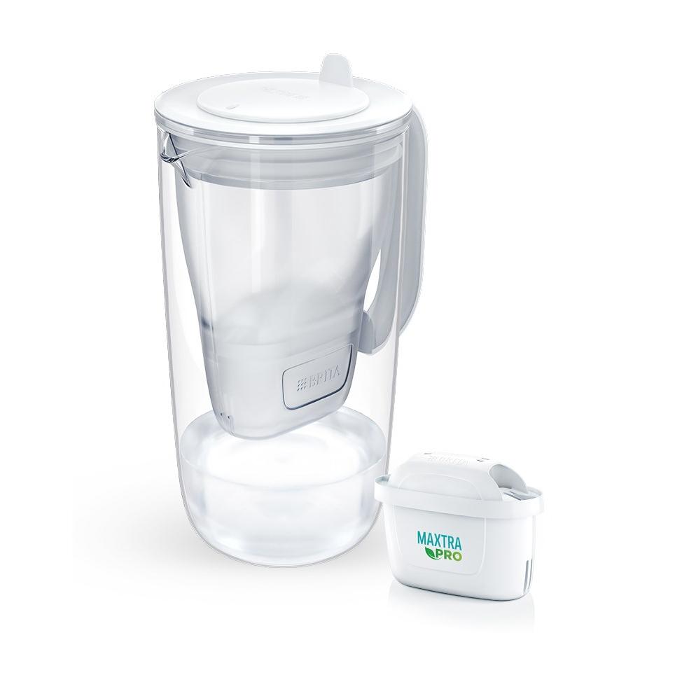 Jarra filtrante brita glass+1 maxtra pro pp (gris)