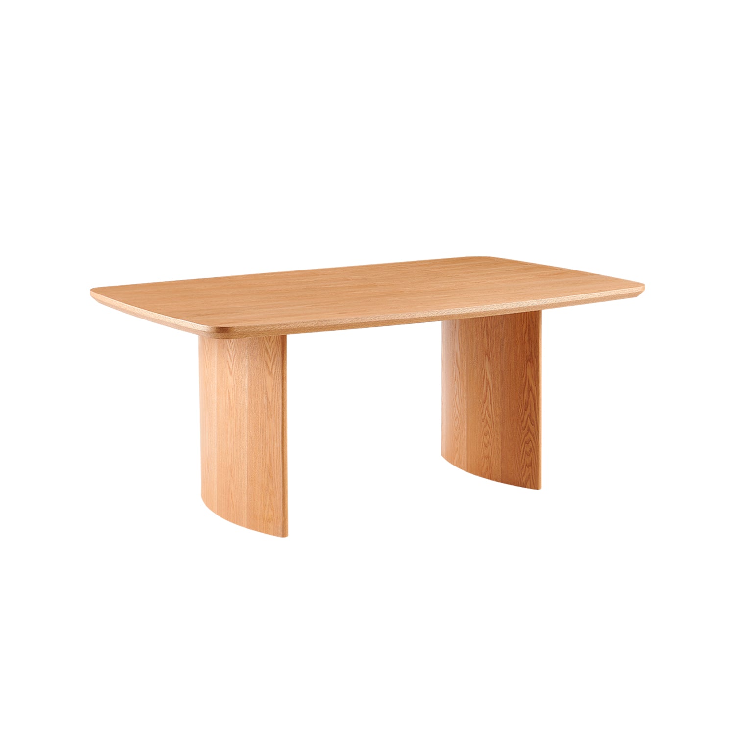 Mesa de comedor rectangular erin natural y madera para hogar moderno mueble de almacenaje  - Homekit