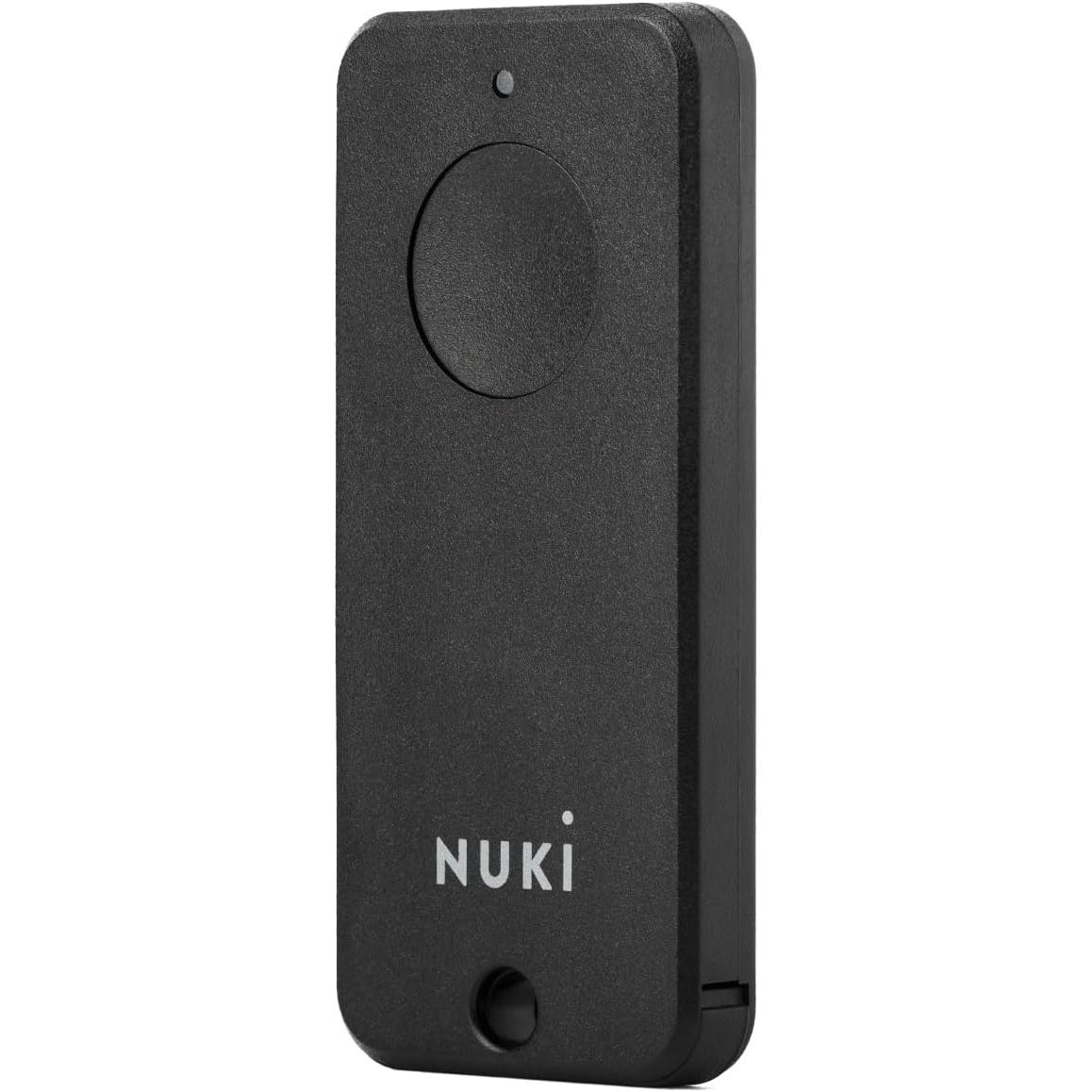 Nuki - FOB MANDO para cerradura inteligente Nuki Smart Lock: control físico sin smartphone, hasta 100 cerraduras, Bluetooth de largo alcance (15 m), baterías CR1632, ideal para alquiler vacacional y gestión remota de accesos