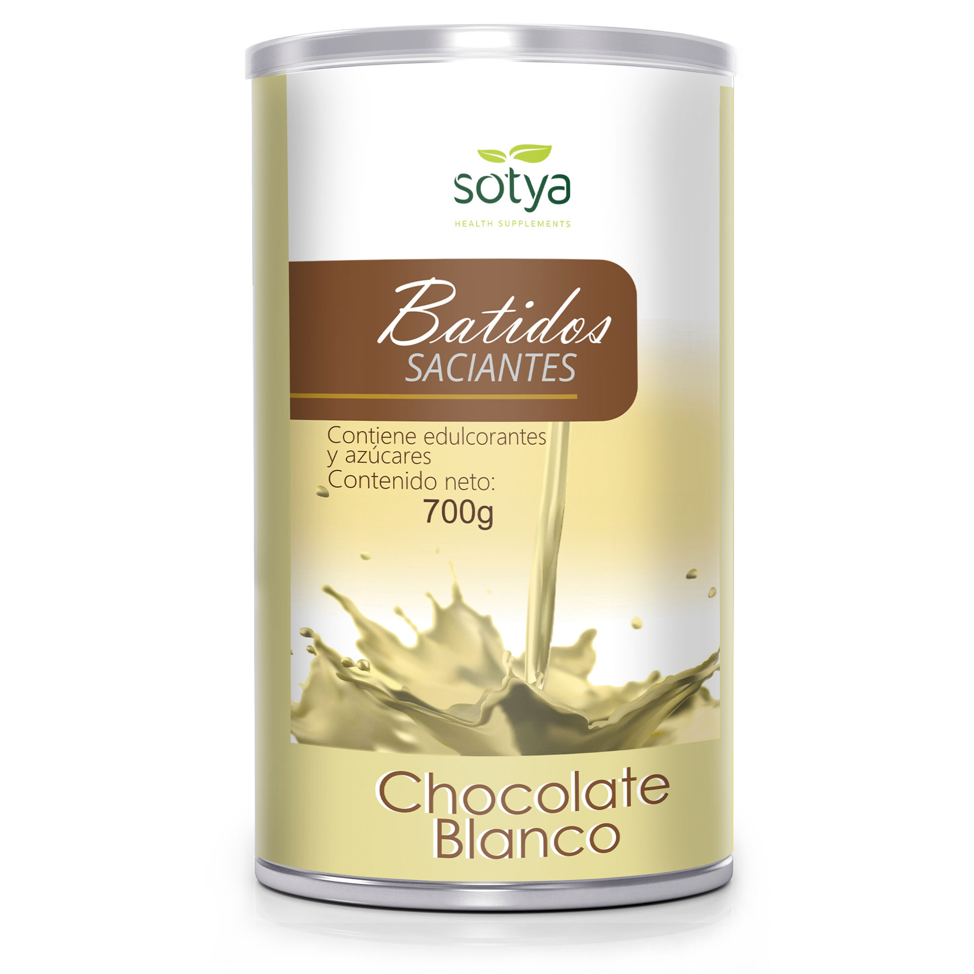 Batido Saciante (Chocolate blanco) 700 g de polvo Sotya
