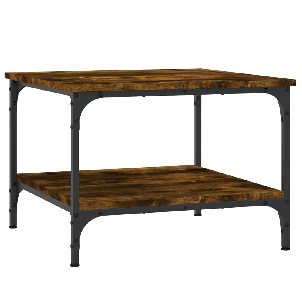 Vidaxl Mesa de Centro de Madera de Ingeniería 55x55x40 Cm Negro