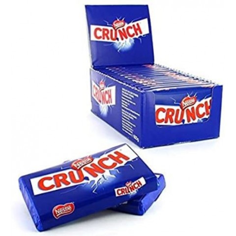 Snack crunch Nestlé - 15 ud de 40g - Deliciosas barritas de chocolate. Con el mejor chocolate con leche de Nestlé y los crujientes cereales de Crunch