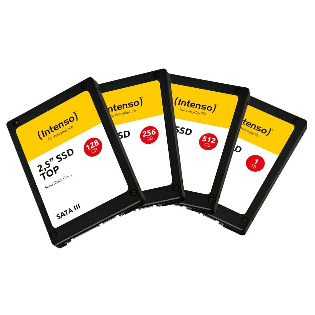 Intenso - Disco duro interno SSD 256 GB 2.5" SATA III modelo 3812440 con velocidad lectura 550 MB/s y escritura 500 MB/s para portátiles y PC de escritorio"