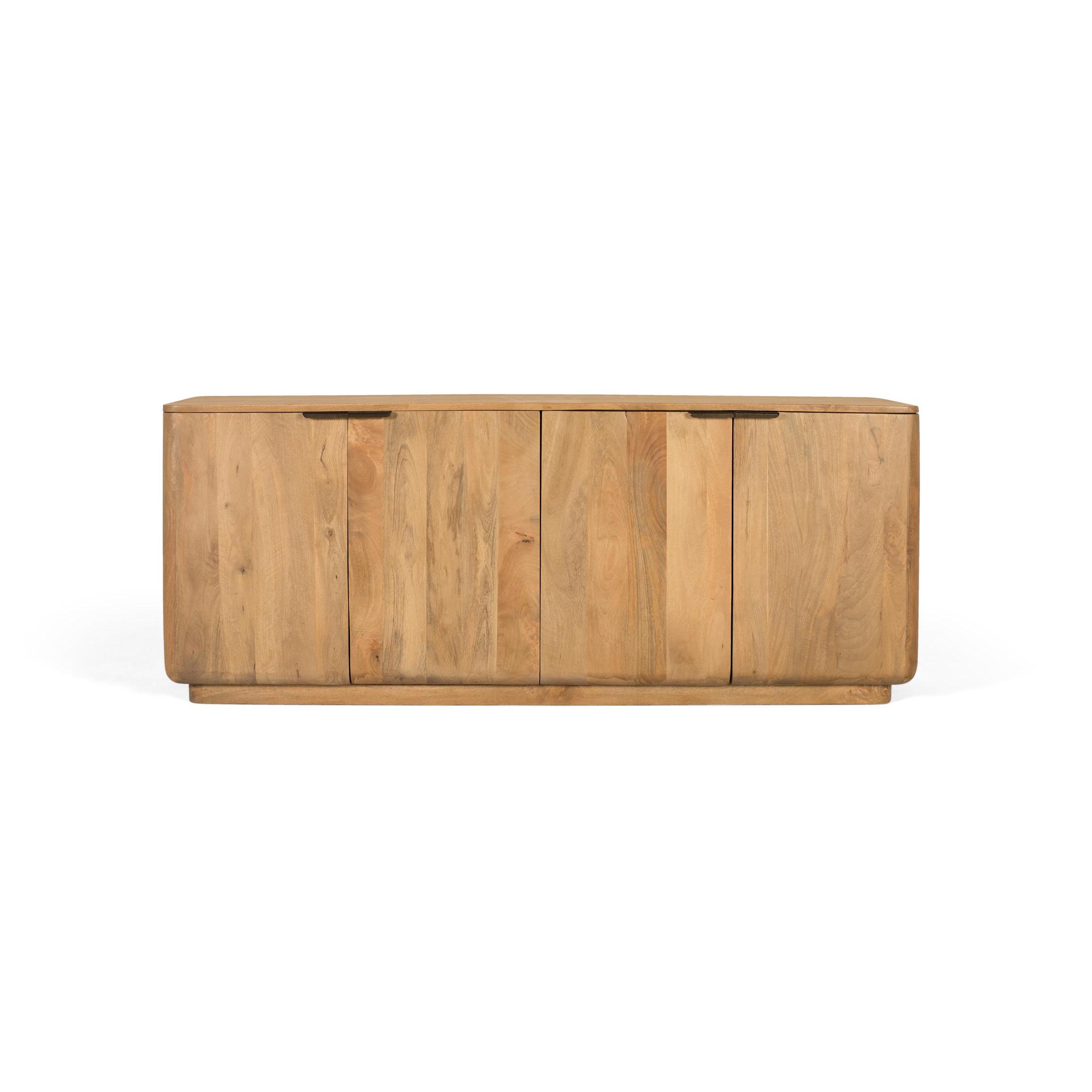 Aparador fabricado en madera de mango con esquinas redondeadas70X175X45