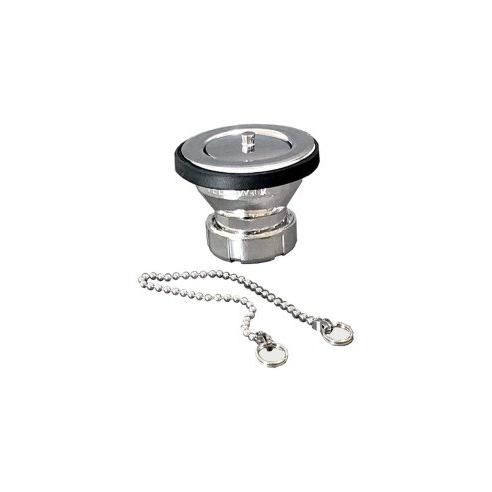Hidrotecnoagua Válvula Lavabo-bidé Cromada con Cadena Ø70x1½ T-61ME para Trampas y Desagües