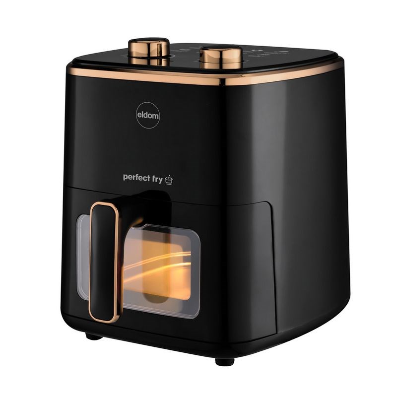 Freidora sin grasa eldom fritta, capacidad 5,0 l, regulable temp., reloj, 1500 w