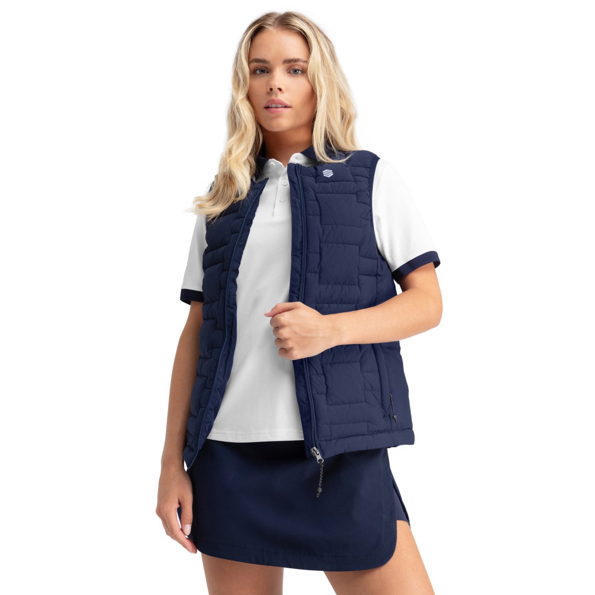 Siroko - Chaleco Insultado Royal-W Golf para Mujer_