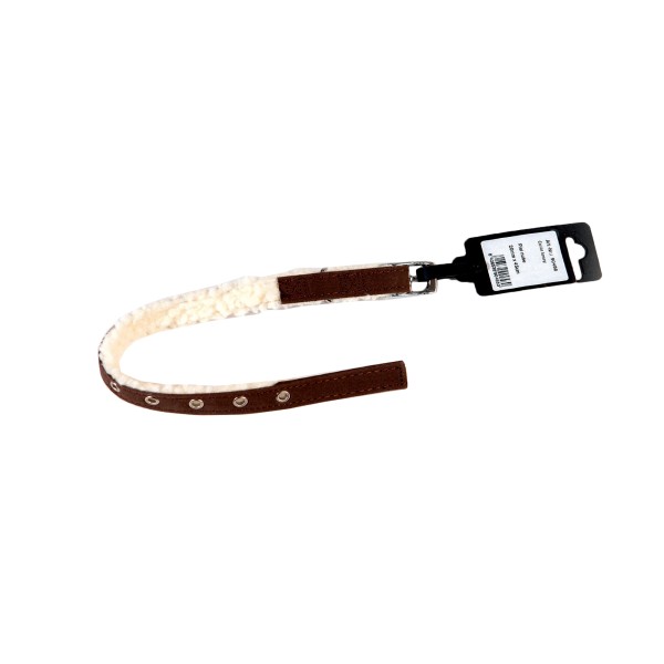 COLLAR LUXURY PIEL NUBE 1,5X35CMS