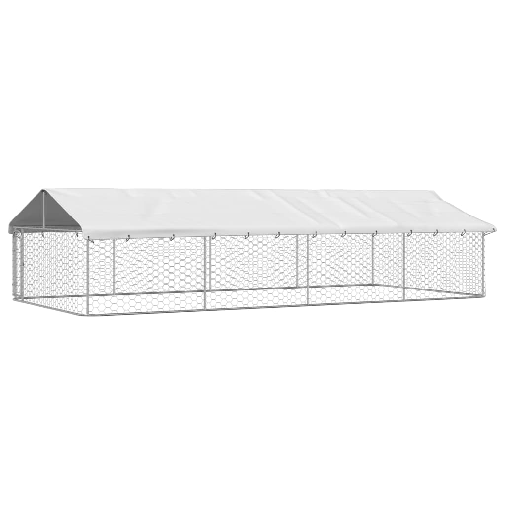 vidaXL Perrera de Exterior con Techo Jaula Perro Caseta Mascota Dimensiones 100 x 100 x 150 cm,  200 x 100 x 150 cm,  200 x 200 x 150 cm y mas