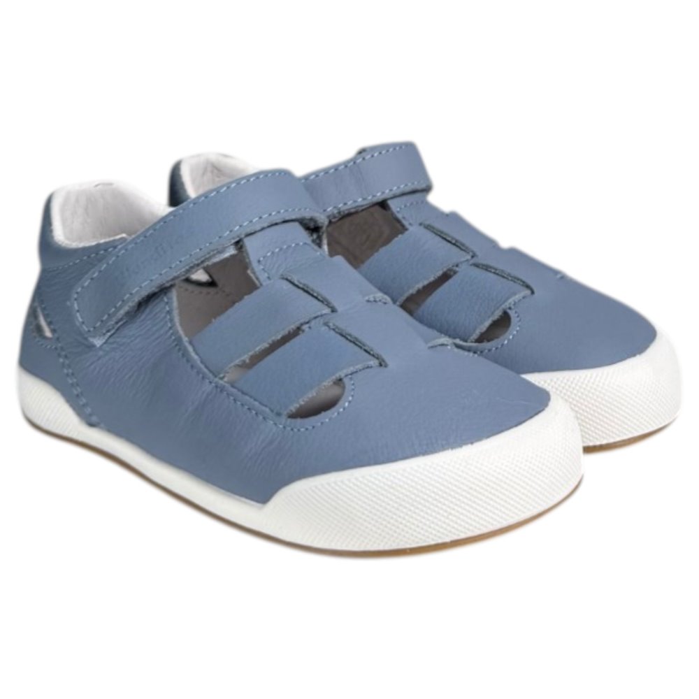 Sandalias respetuosas niño modelo Océano Azaf26V Blanditos by Crio´s, muy flexibles, Zero Drop, sin contrafuerte.