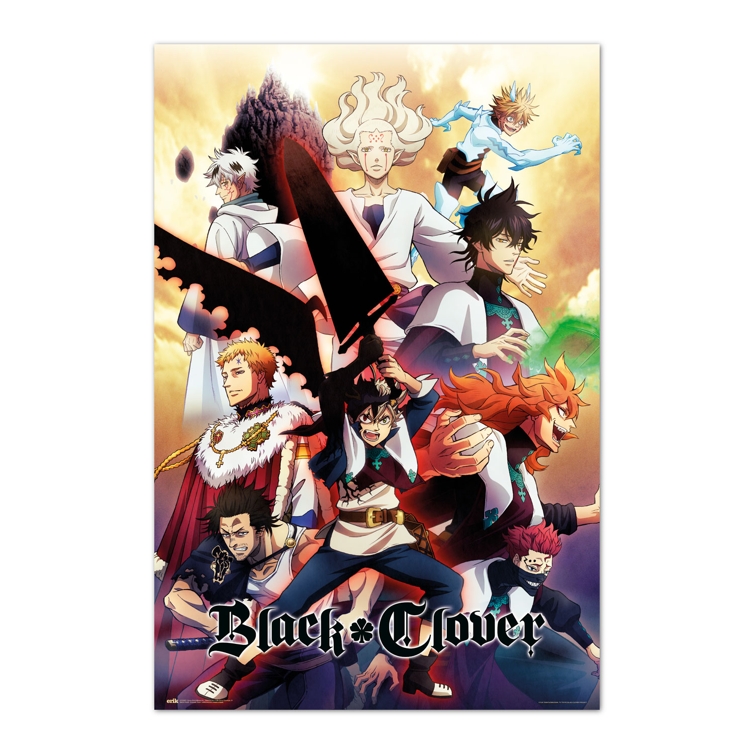 Poster black clover - arco de la reencarnacion