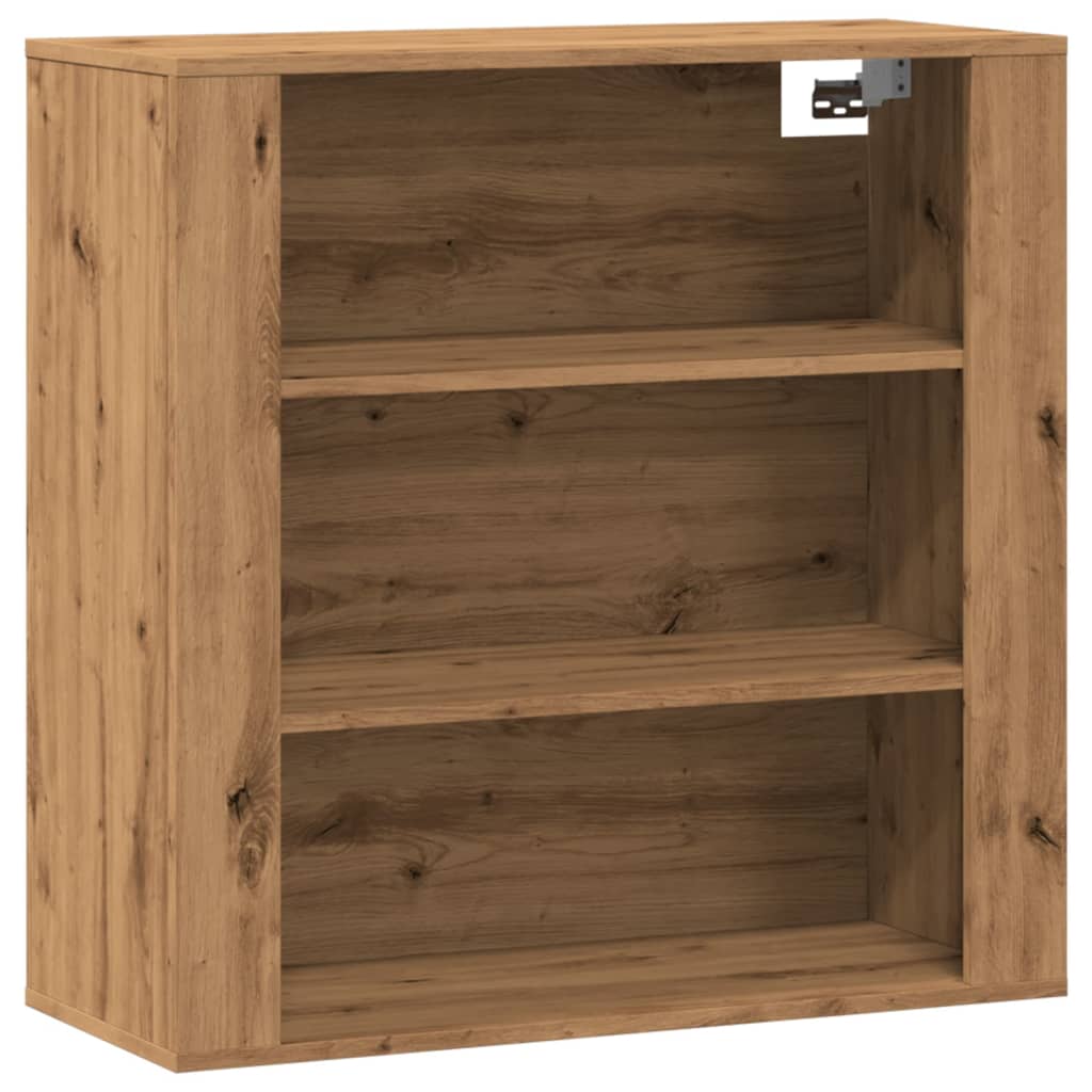 vidaXL Armario de pared madera contrachapada 80x33x80 cm Multicolor
