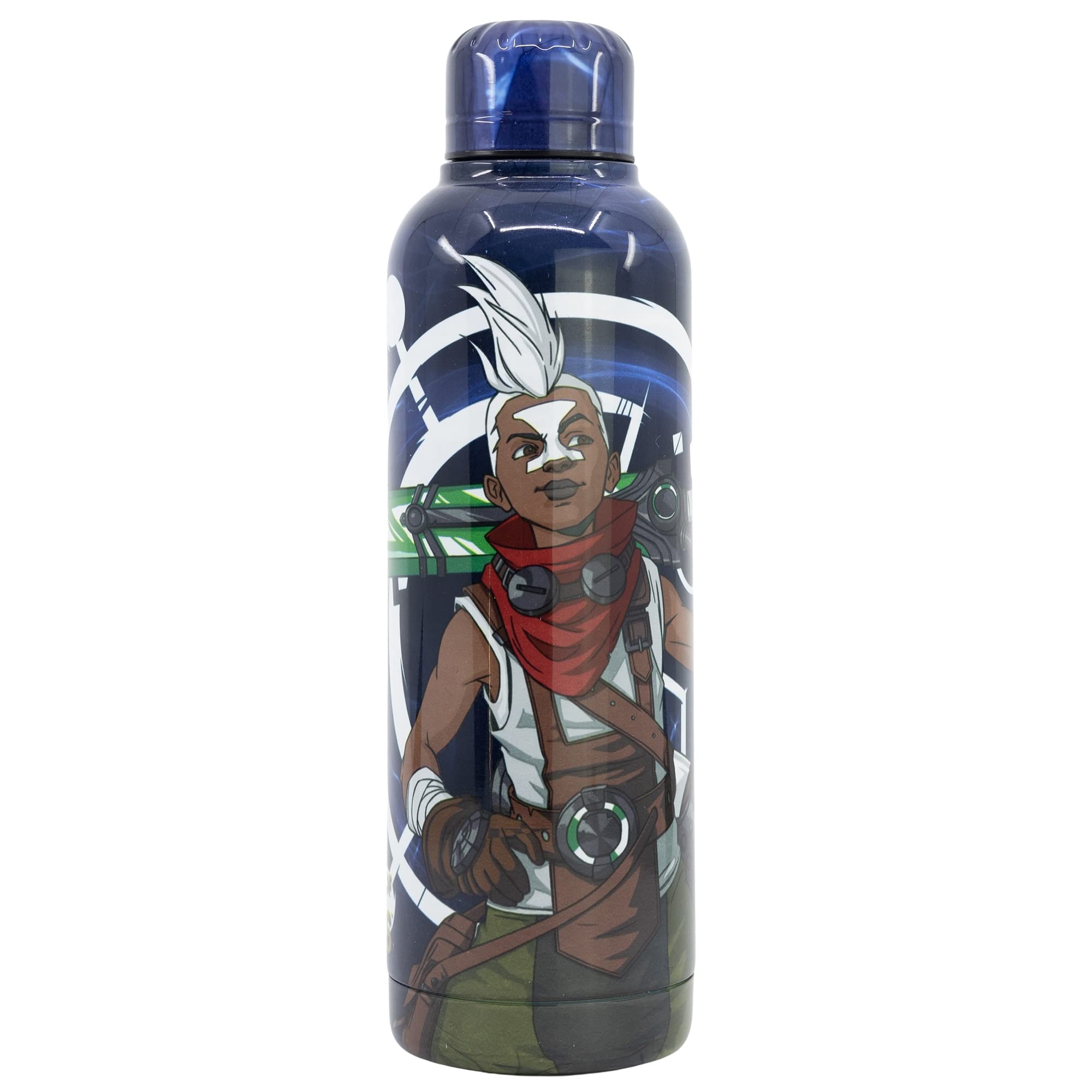 superman - botella negra acero inoxidable doble pared 500 ml