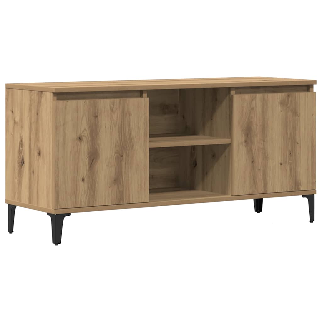vidaXL Mueble para TV madera de ingeniería roble artisan 102x35x50 cm