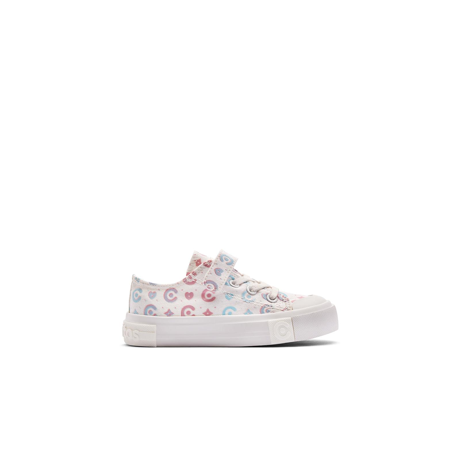 Conguitos - Zapatillas de luces de niña con diseño de alas plateadas para Niña
