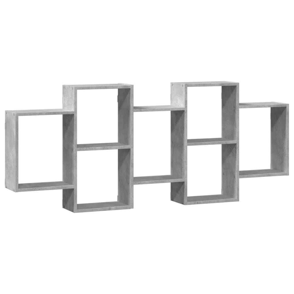 vidaXL Estantería de pared madera de ingeniería 159x18x65 cm Multicolor