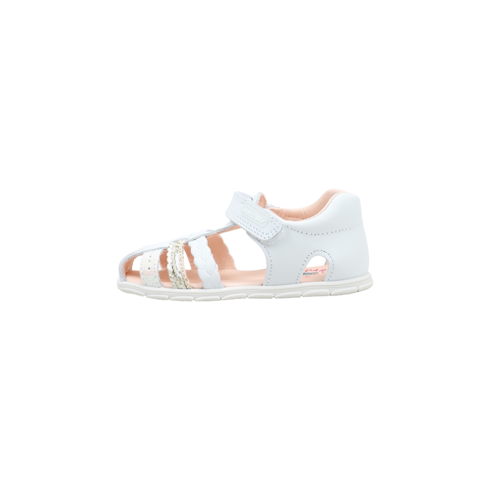 Pablosky 067200 Sandalias Planas Bebé - niña (hasta la talla 30) Blanco
