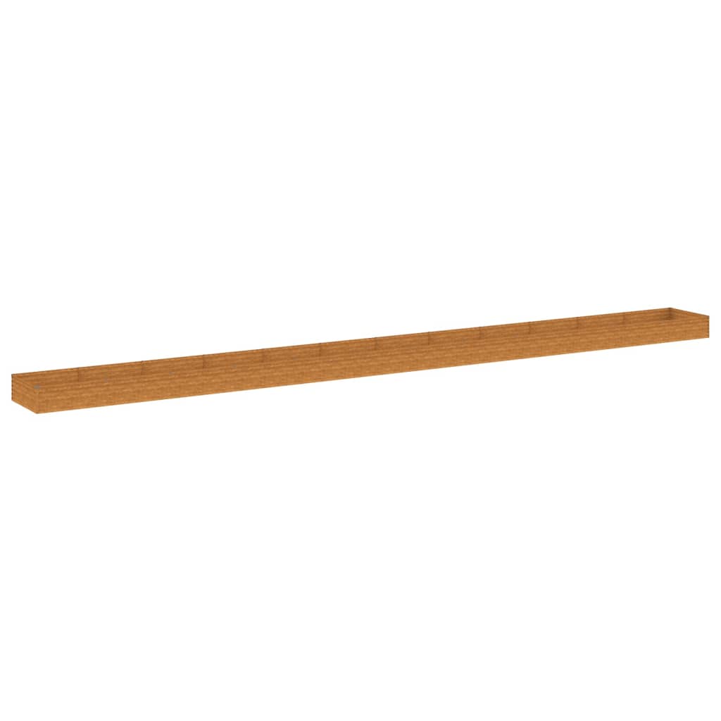 vidaXL Jardinera acero corten Dimensiones 100 x 50 x 36 cm,  100 x 100 x 36 cm,  195 x 100 x 36 cm y mas
