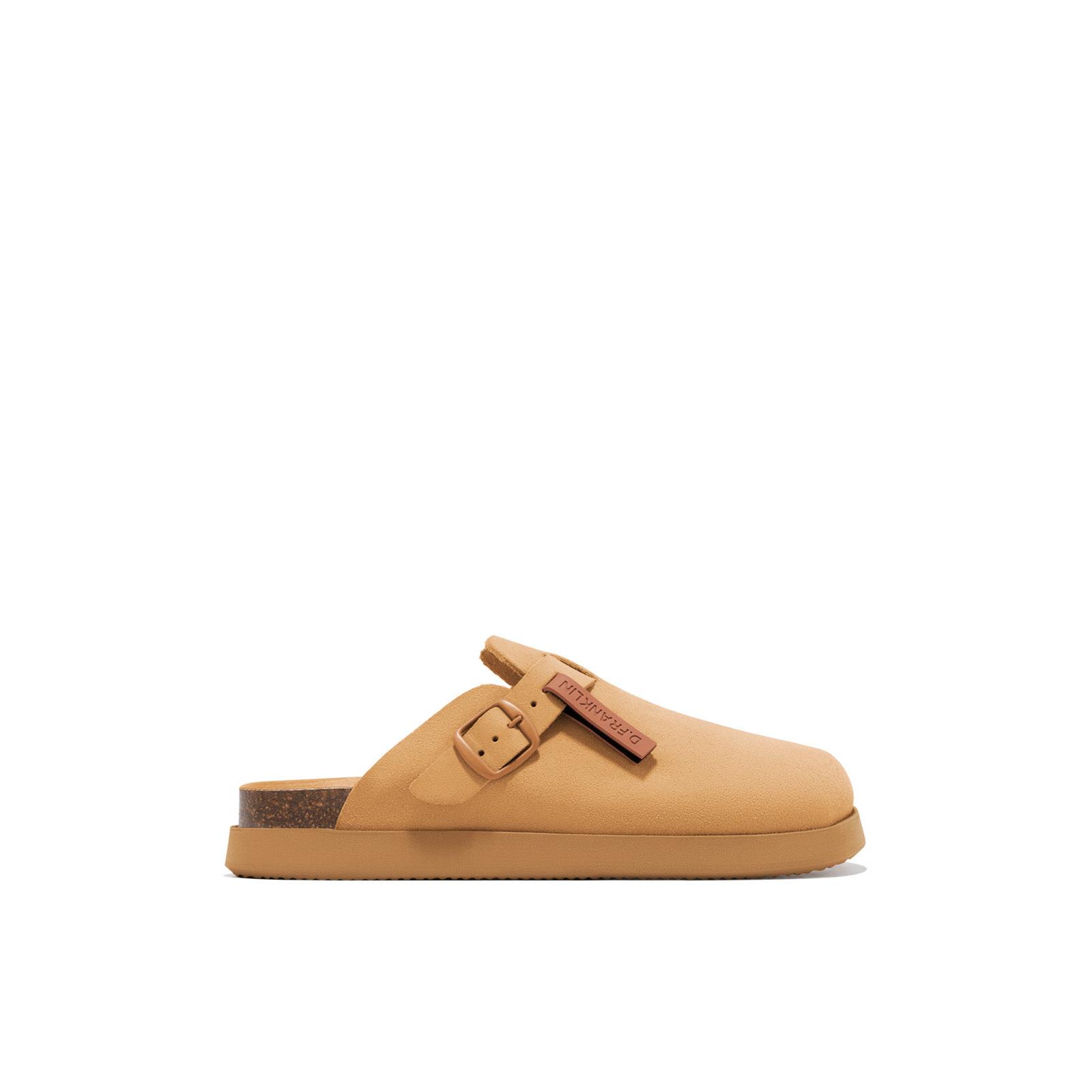 D.Franklin Zuecos de Mujer Cierre Hebilla Negra Vibe Clog - Sandalias deportivas planas cómodas para verano