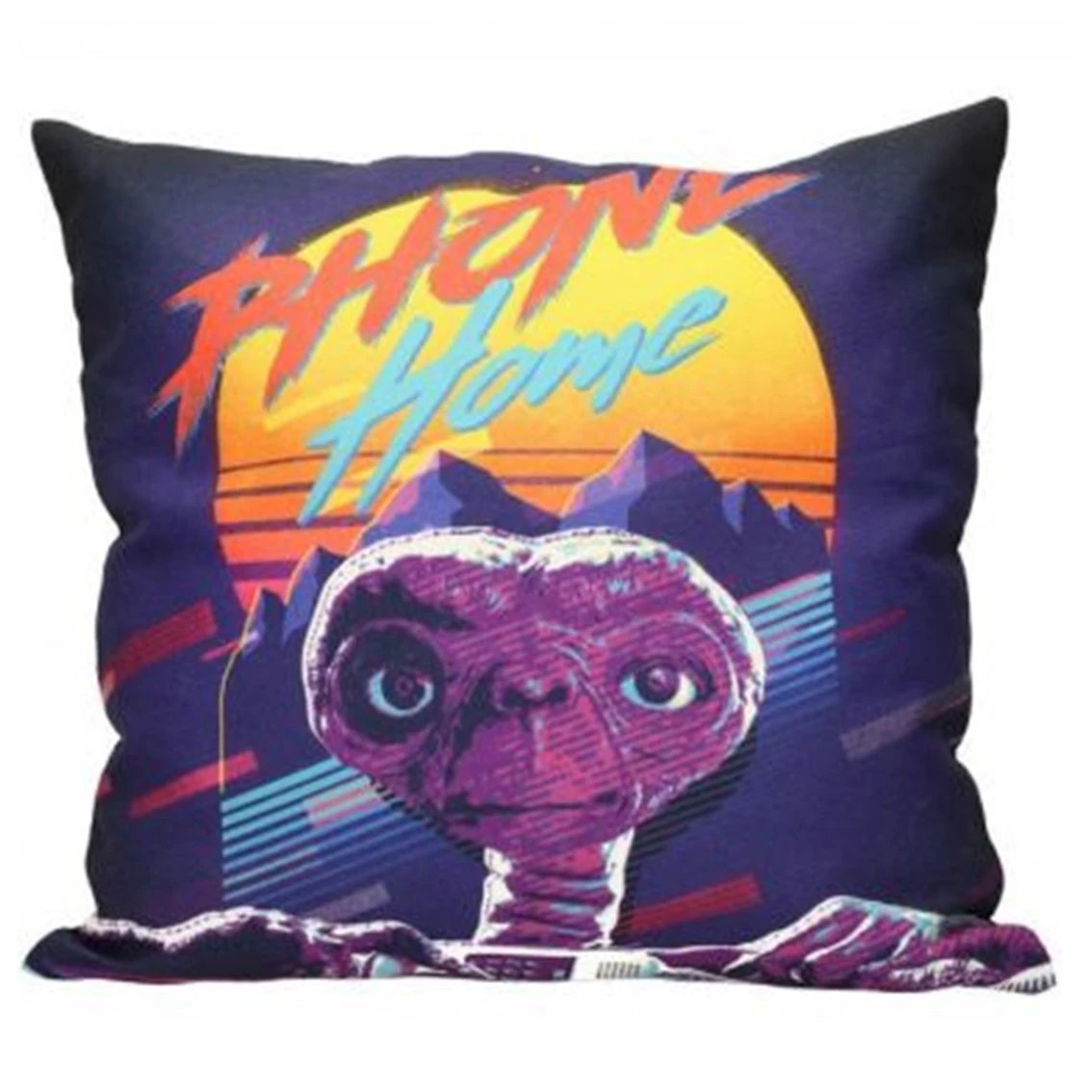 SD Toys - Cojín coleccionable Cine E.T. UNI24411 para fans de películas clásicas, suave y decorativo para salón o cine en casa
