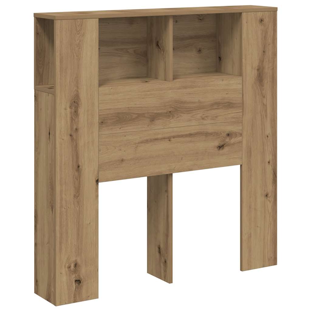 vidaXL Cabecero armario madera ingeniería roble artisan 100x18,5x102,5cm