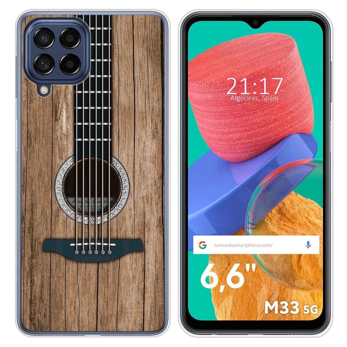 Funda Silicona para Samsung Galaxy M33 5G diseño Madera 11 Dibujos