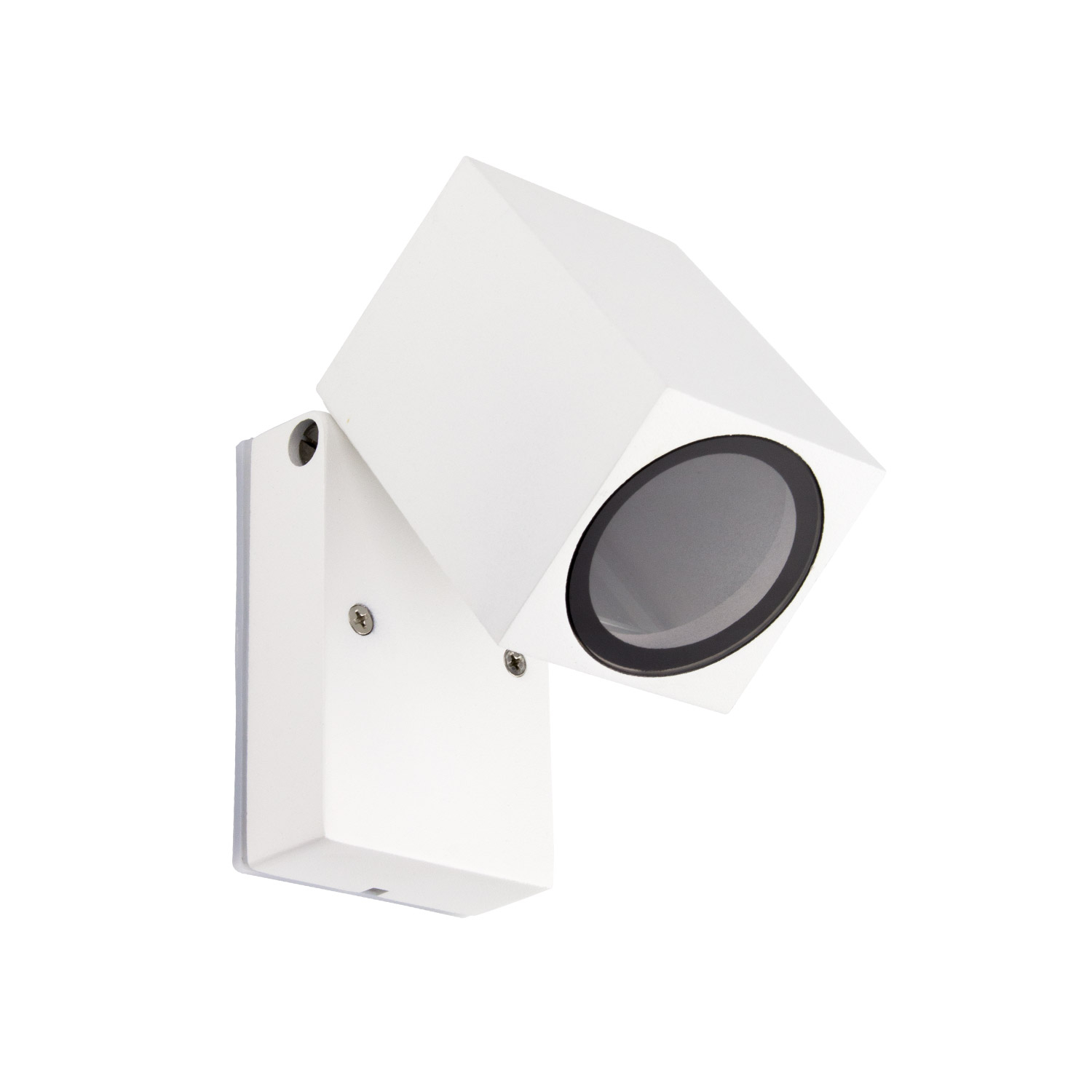Ledkia Aplique de Pared Exterior Aluminio Cuadrado Onuba Blanco