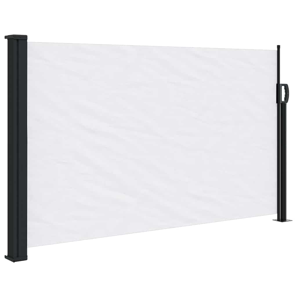 vidaXL Toldo lateral retráctil blanco 120x600 cm