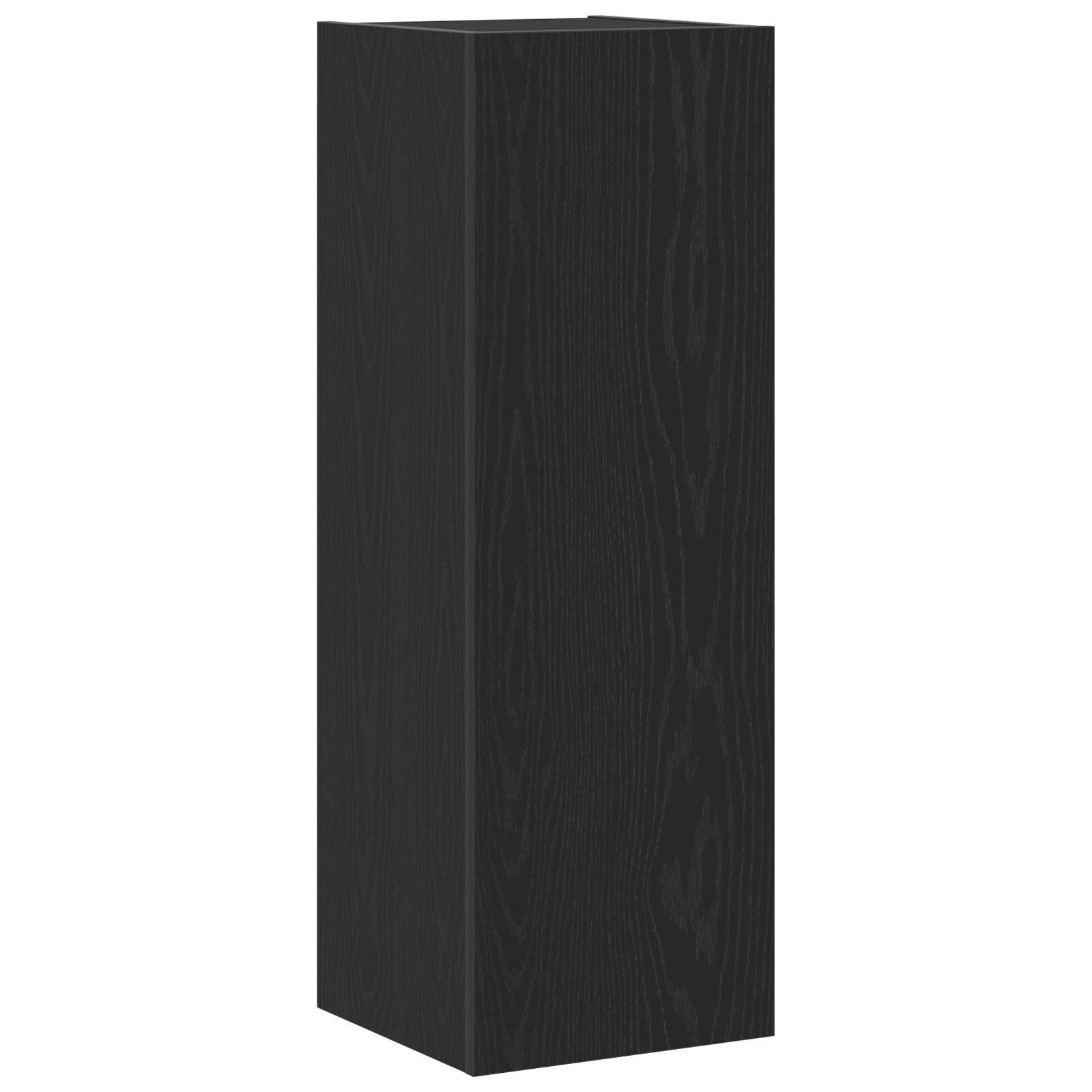 Mueble de TV de pared en Roble Negro de vidaXL 30,5x30x90 cm de madera