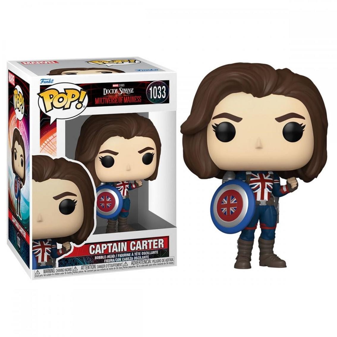Figura Pop Marvel Doctor Strange Captain Carter