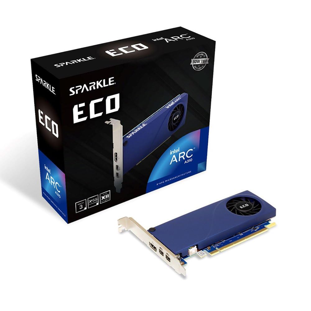 Tarjeta Gráfica Sparkle Eco Intel Arc A310 4GB GDDR6