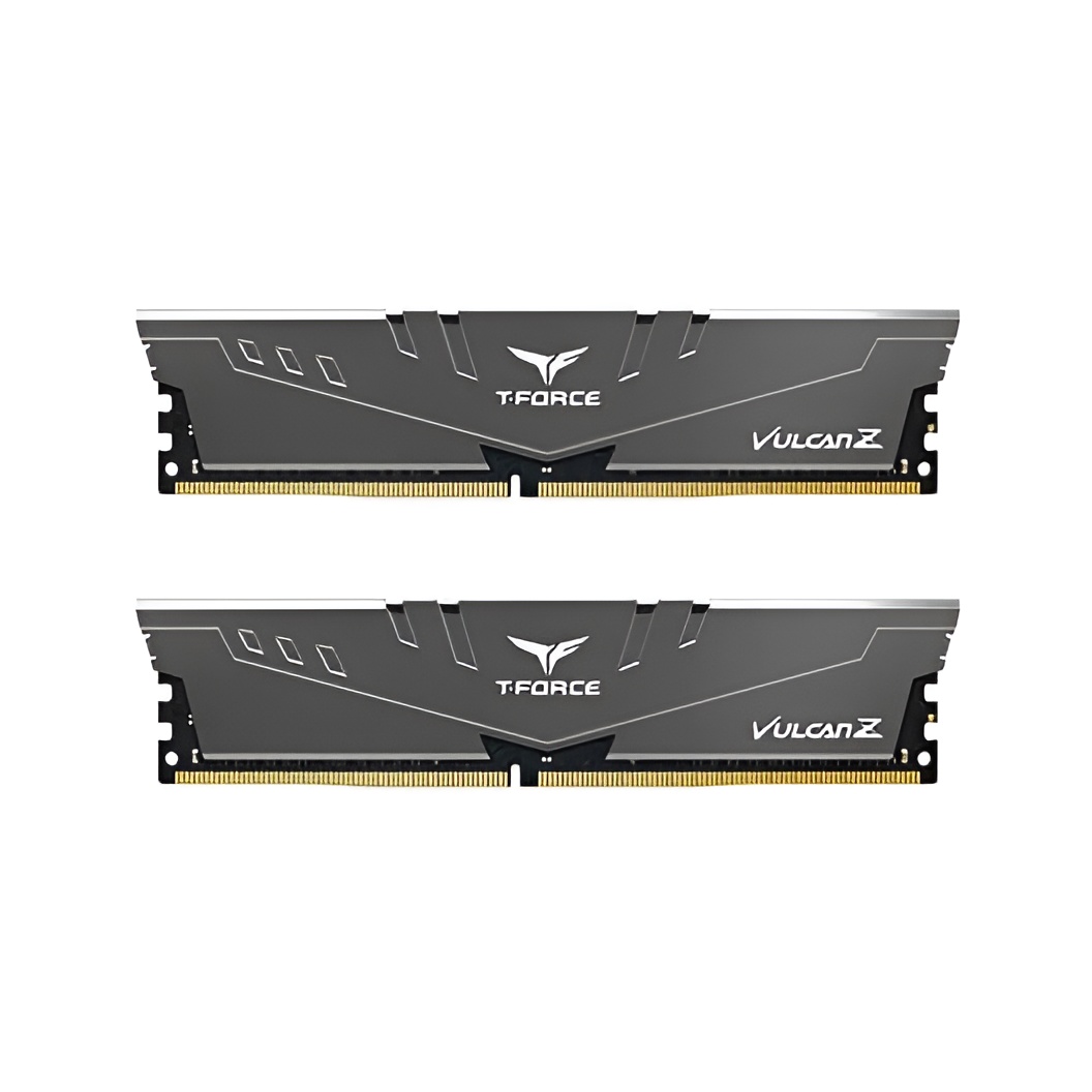 TEAMGROUP Team T-Force Vulcan Z - Memoria DDR4 para Juegos, 2 x 8 GB, 3600 MHz, DIMM de 288 Pines, Color Gris